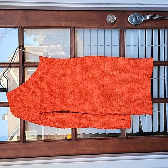 Nanushka MITRA Orange One Shouder Bodycon Dress - Picture 5 of 5